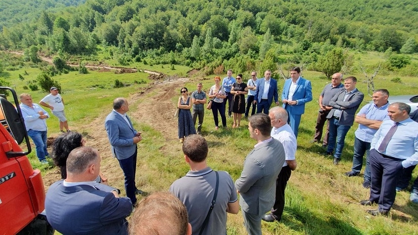 Počela izgradnja vodovoda Gornja Brezna, dogovoreni novi projekti za razvoj Pive