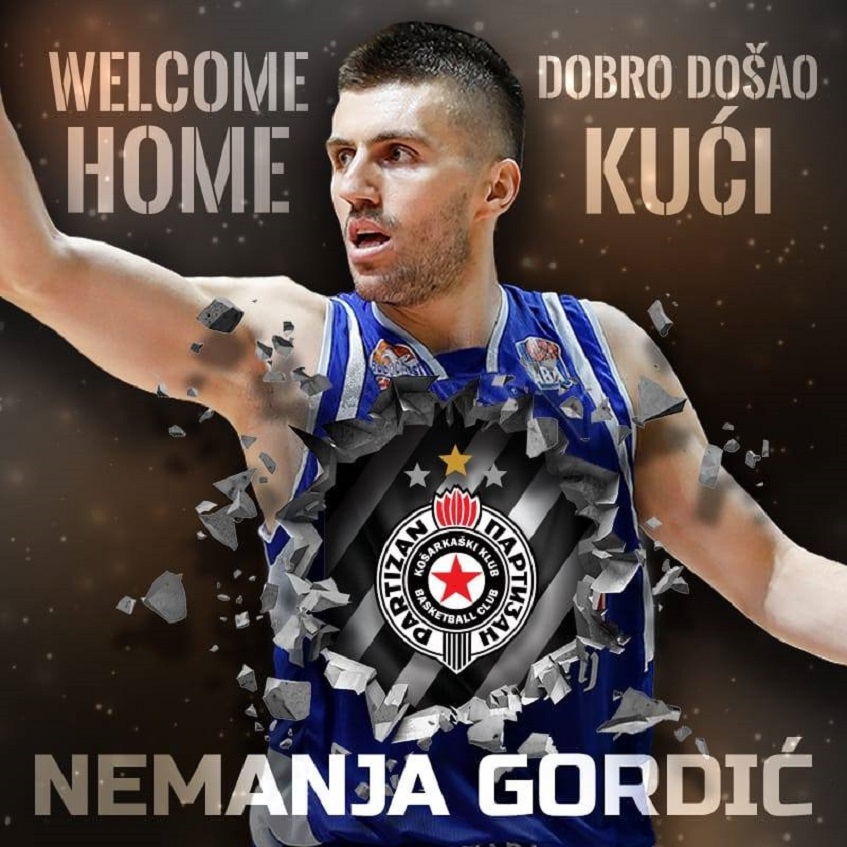 Zvanično: Gordić novi igrač Partizana