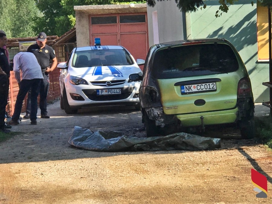 Izgorio automobil vlasnika OFK Nikšić