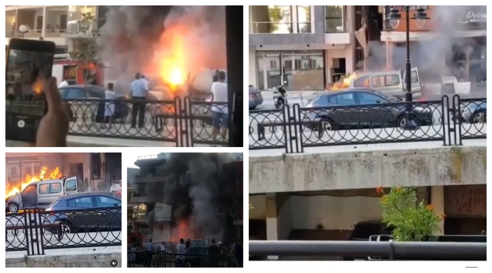 Ulcinj: Izgorjela dva automobila i skuter, svi SNIMALI niko da zovne vatrogasce!