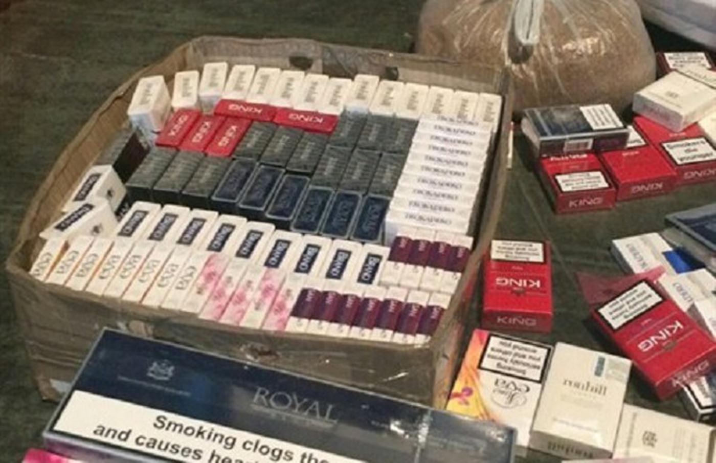 Na Cetinju pronađeno 516 paklica cigareta bez akciznih markica