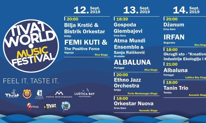 “Tivat world festival” od 12. do 14 septembra