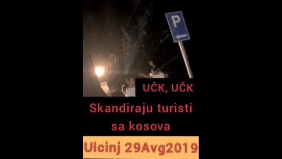 VIDEO: Turisti na Maloj plaži u Ulcinju slavili UČK!