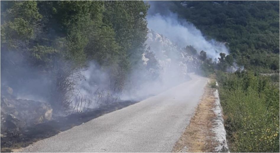Lokalizovan požar u Mikulićima, na području Cuca ugroženi objekti