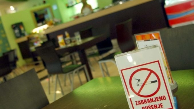 Od sljedeće sedmice zabrana pušenja u zatvorenom prostoru