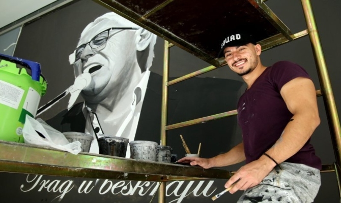 (VIDEO) Oda umjetniku: Oliver Dragojević dobio mural u Splitu