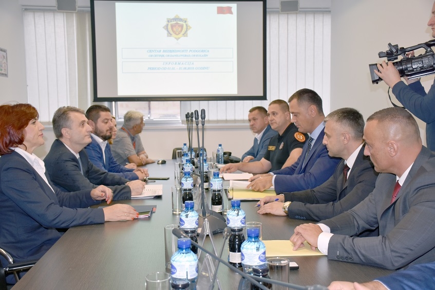 Nuhodžić u posjeti CB Podgorica: Prepoznati rezultati policije u borbi protiv ulične prodaje droge