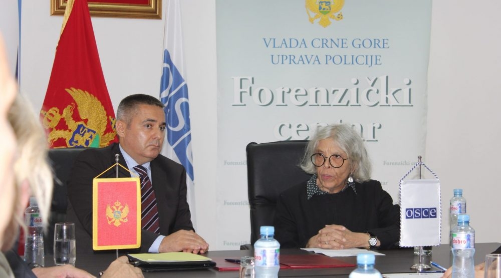 Misija OEBS-a u Crnoj Gori donirala opremu Forenzičkom centru