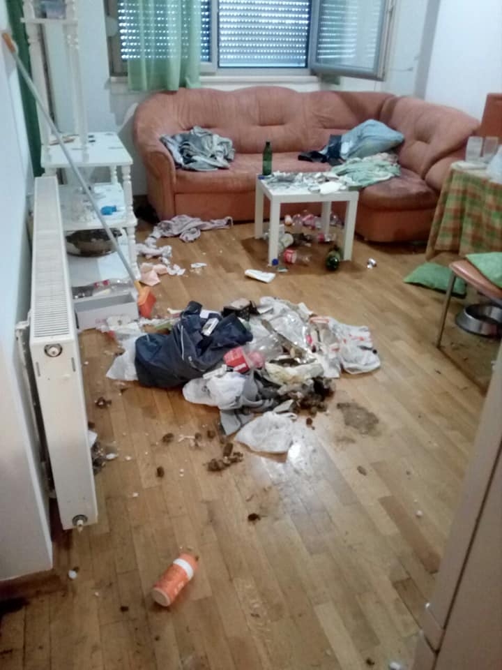 Šokantne fotografije iz Zagreba: Podstanarka ostavila fekalije po stanu, pa pokrala stvari