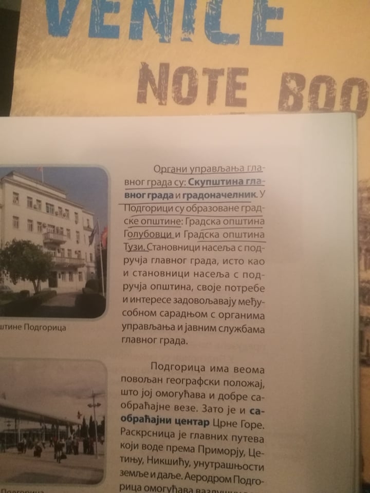 Autorima udžbenika “Poznavanje društva” za peti razred Tuzi nijesu samostalna opština