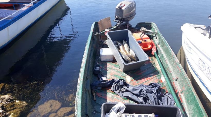 Skadarsko jezero: Oduzeto plovilo, akumulator, mreže i riba