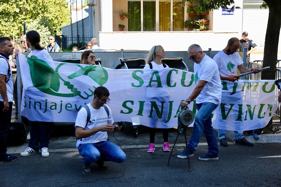 FOTO: Koalicija za održivi razvoj održala protest za spas ekološke Crne Gore