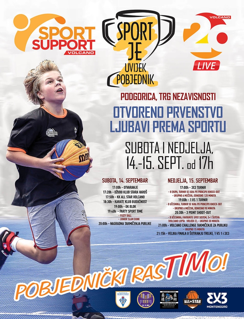 „Sport je uvijek pobjednik, pobjednički rastimo“ – otvoreno prvenstvo ljubavi prema sportu