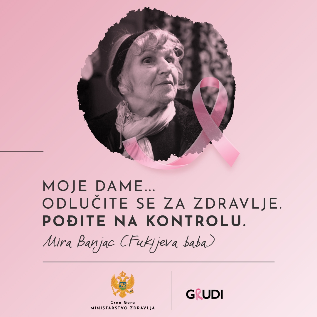 Glumci serije „Grudi“ podržali kampanju Ministarstva zdravlja o prevenciji karcinoma dojke
