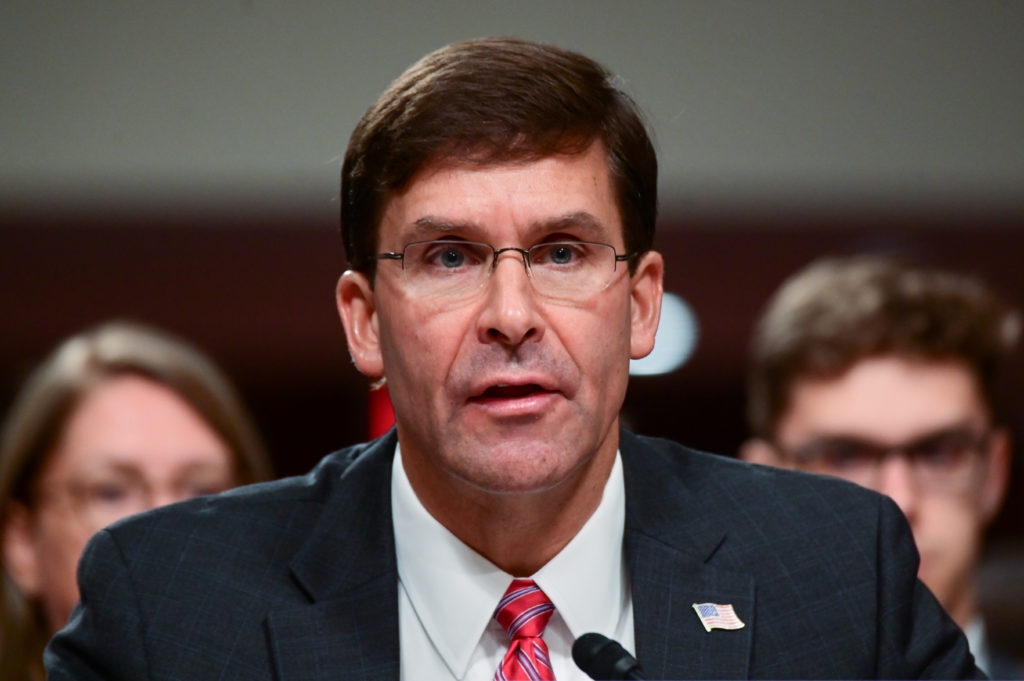 Esper: Američka vojska će se premjestiti iz sjeverne Sirije u zapadni Irak