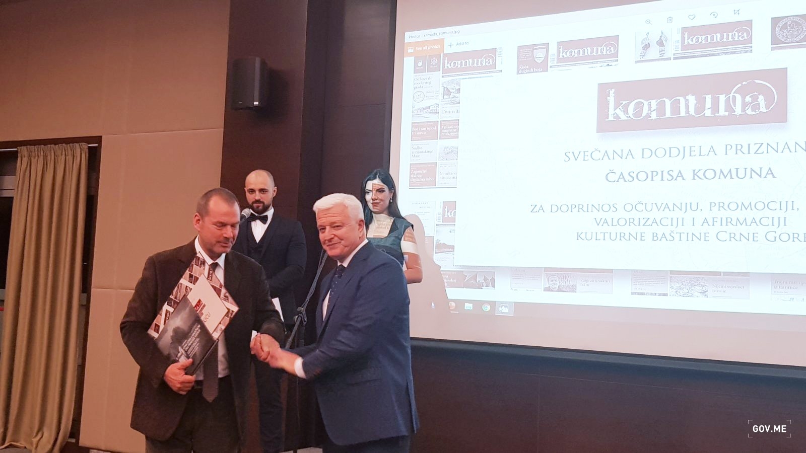 Marković uručio nagradu Komune Slobodanu Čukiću