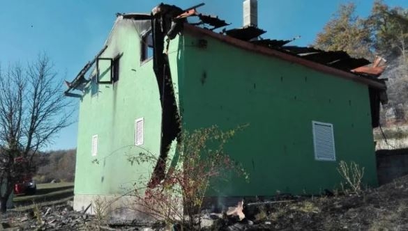 Pljevlja: Požar na objektu lovačkog doma
