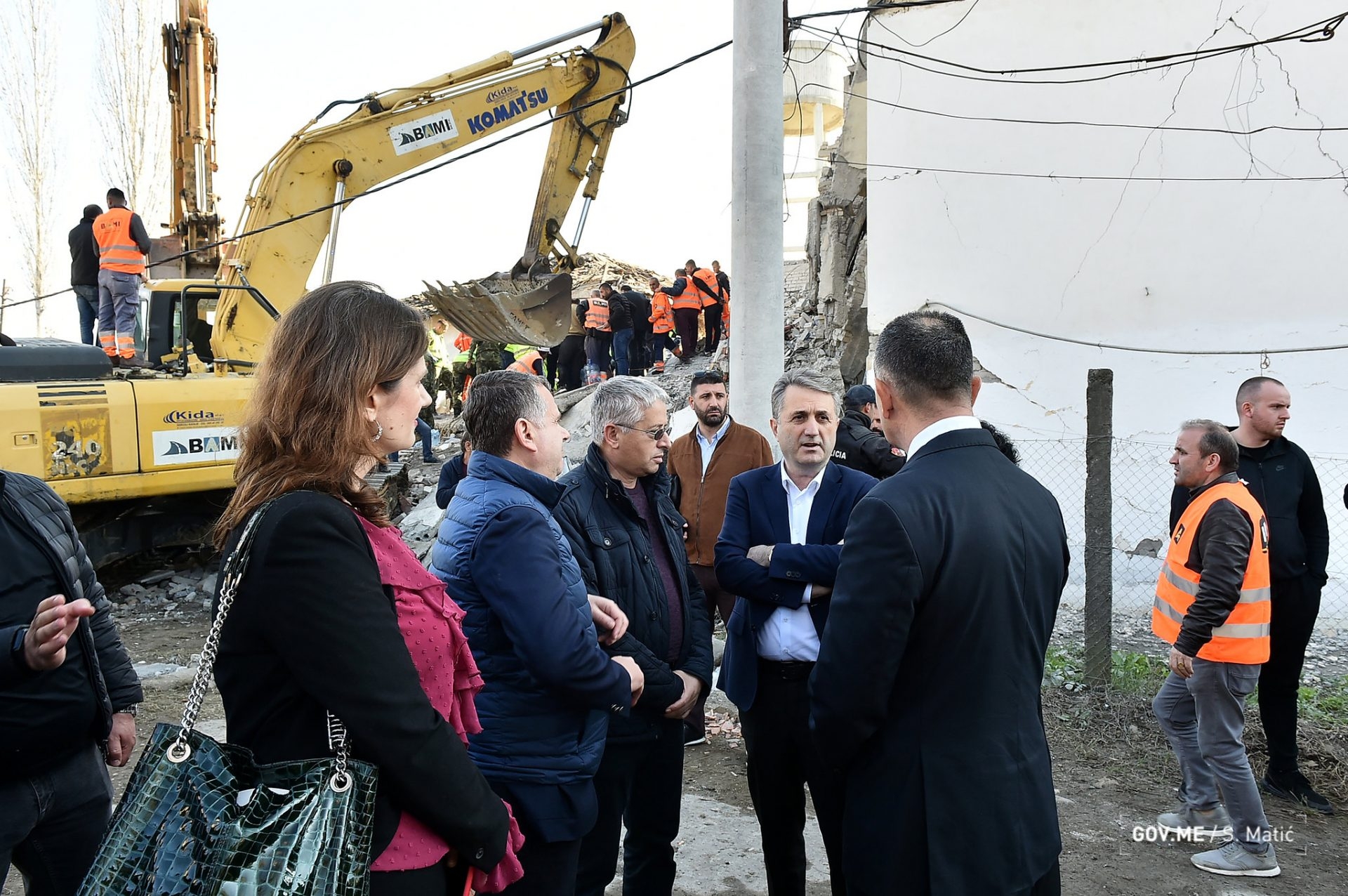 Nuhodžić i Hrapović u Draču: Crna Gora iskazuje Albaniji solidarnost i spremna je da pomogne