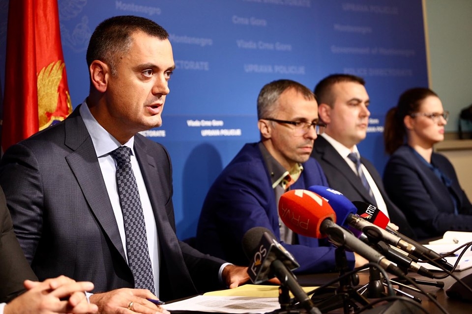 Pavićević: “Protiv 175 bezbjednosno interesantnih lica podnijeto 158 prijava”