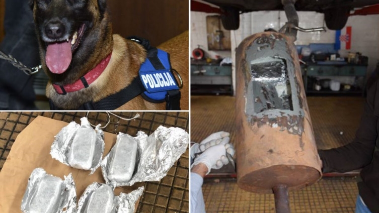 Kujica Maša u auspuhu pronašla više od dva kilograma heroina