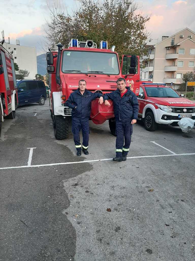 Tivatski vatrogasci otputovali za Albaniju: Ispomoć kolegama nakon zemljotresa