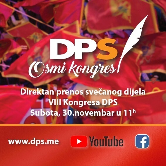 Sjutra VIII Kongres DPS-a – najveći do sada