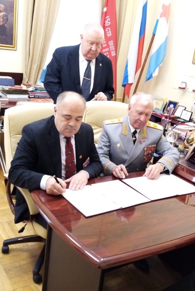 Jušković potpisao sporazum sa predsjednikom Ruskog saveza veterana