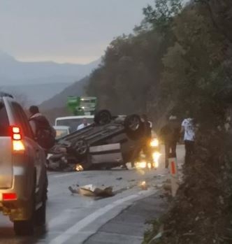 Saobraćajna nezgoda na putu Nikšić – Danilovgrad: Dvije osobe povrijeđene