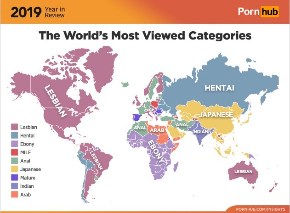 Pornhub objavio podatke: Evo šta su građani Crne Gore najviše pretraživali u 2019. na sajtu za odrasle