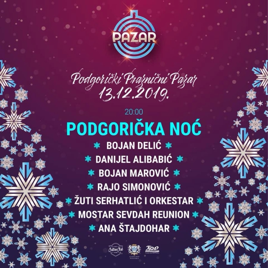 “Podgorička noć” sjutra na Trgu nezavisnosti