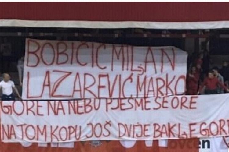 Gore na nebu pjesme se ore: Emotivan oproštaj Orlova od nastradalih navijača Budućnosti