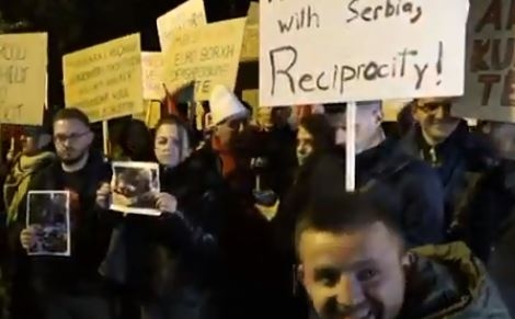 Kordon policije u centru Tirane, protest protiv “malog Šengena”