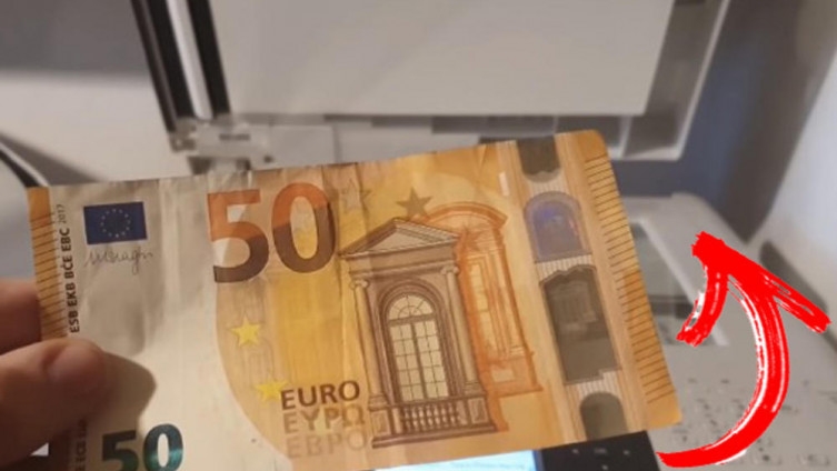 Saznajte šta će se desiti ako pokušate fotokopirati novčanicu od 50 eura