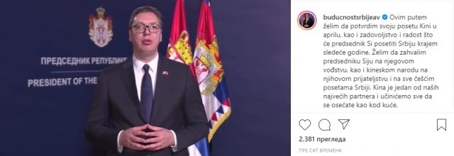 (VIDEO) Vučić potvrdio, ide u Kinu, ali na kineskom