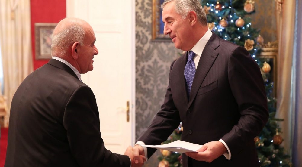 Đukanović primio akreditivna pisma ambasadora Grčke, Portugala i Norveške