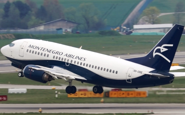 Zbog tehničkih problema otkazan let Montenegro Airlinesa za Frankfurt