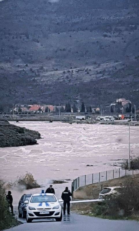 Zatvoren put Tuzi – Dinoša: Izlila se rijeka Cijevna
