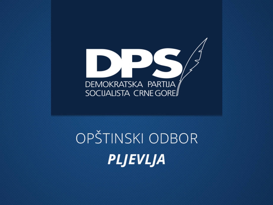 OO DPS Pljevlja: Litije se politizuju protiv Crne Gore