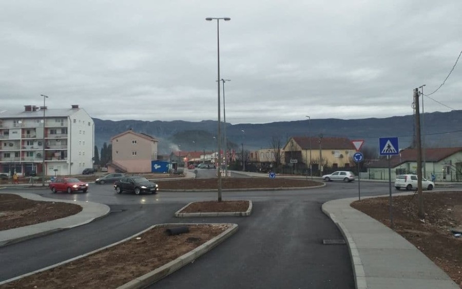 Bezbjednija veza Spuža sa gradom: Završeni radovi na kružnom