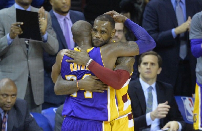 Lebronov dirljiv oproštaj od Brajanta: Plačem kada razmišljam o tebi, volim te, brate!
