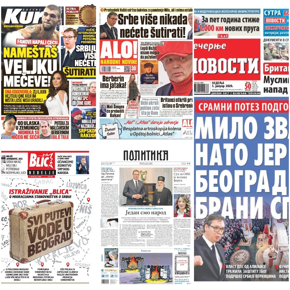 Srpski tabloidi – prethodnica i izviđačka četa velikosrpske politike