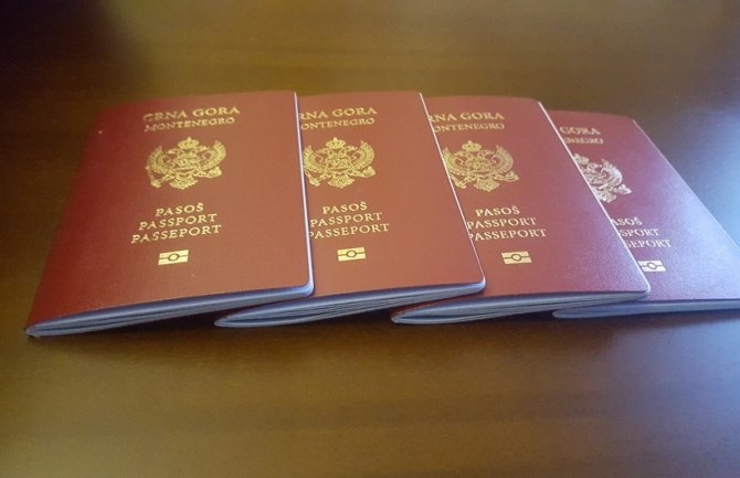Crnogorski pasoš samo za projekat, ne za nekretninu