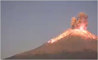 Erupcija Popokatepetla, letjelo užareno kamenje, pepeo prekrio četiri grada