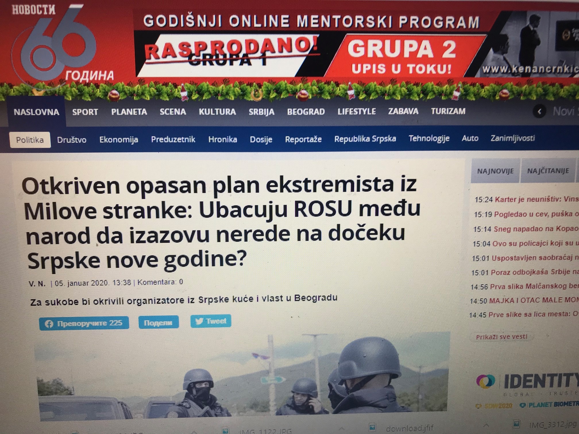 Kako putuju lažne vijesti: “Novosti” nadogardile dezinformaciju FOS-a, Tužilaštvo regovalo