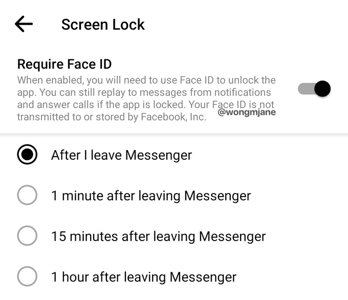Messenger ćemo uskoro moći da otključavamo licem?