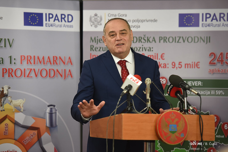 Objavljen novi IPARD poziv – Nove prilike za ubrzan razvoj crnogorske poljoprivrede