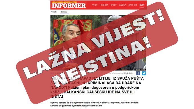 Još jedna lažna vijest: Netačne tvrdnje o navodnom nezakonitom planu puštanja zatvorenika na slobodu