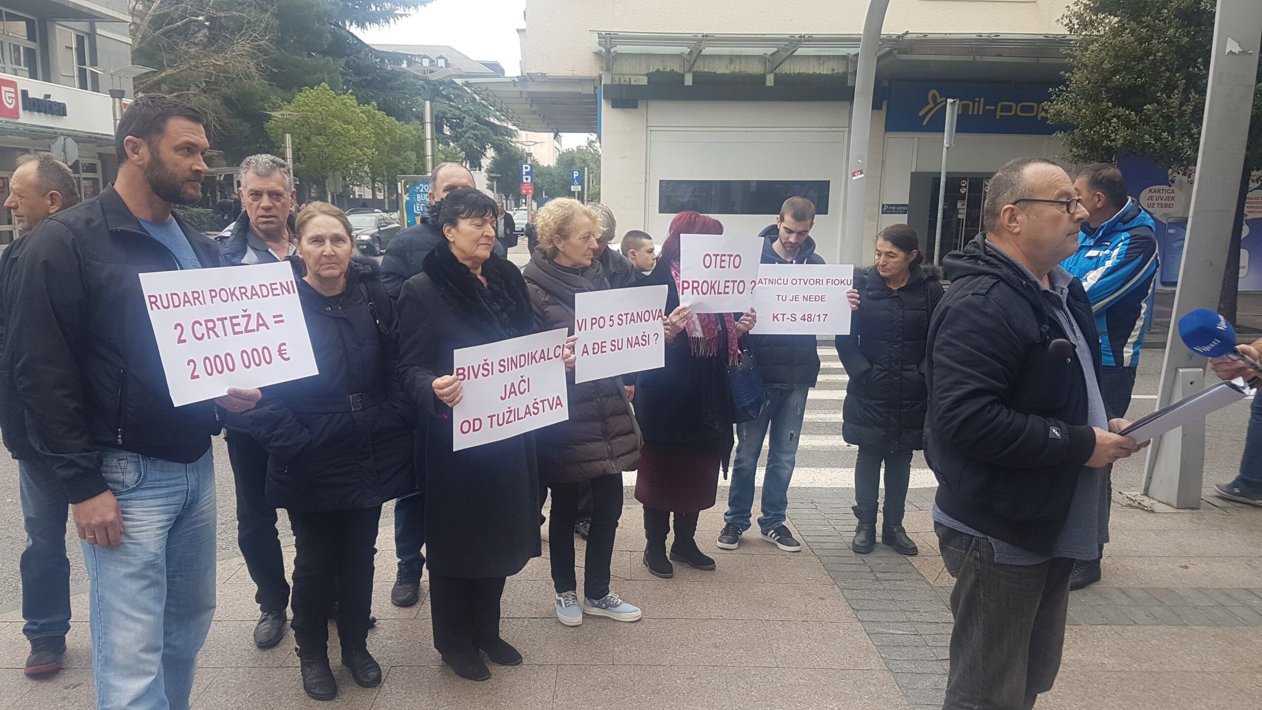 Rudari protestovali ispred Tužilaštva: “Opljačkani smo, a niko ne reaguje”