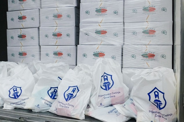 CETINJE: Paketi za 100 socijalno najugroženijih porodica