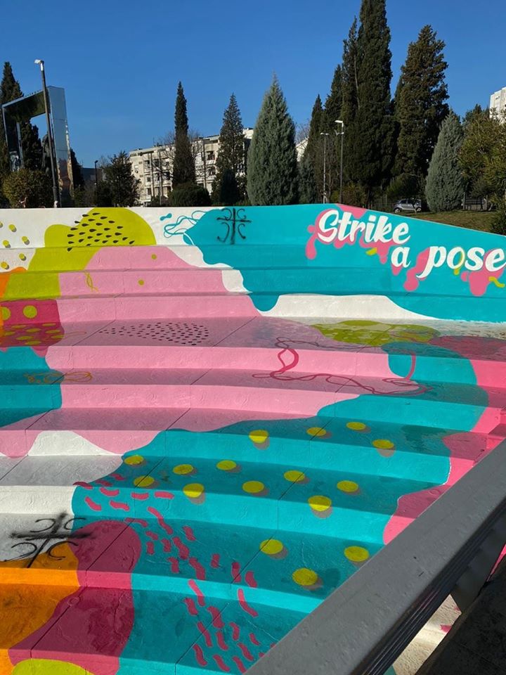 Uništen novi mural na Moskovskom mostu